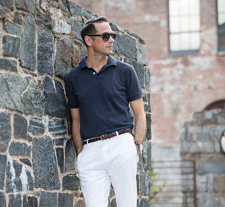 thời trang mua hè - áo polo source he spoke style - elle man 1