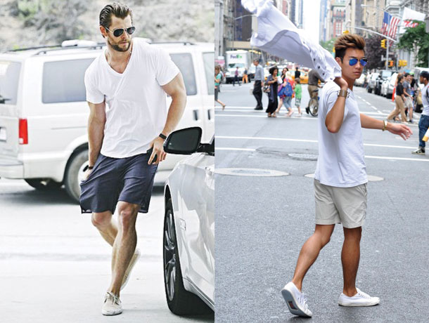 thời trang mua hè - quần shorts source Dmarge - elle man 1