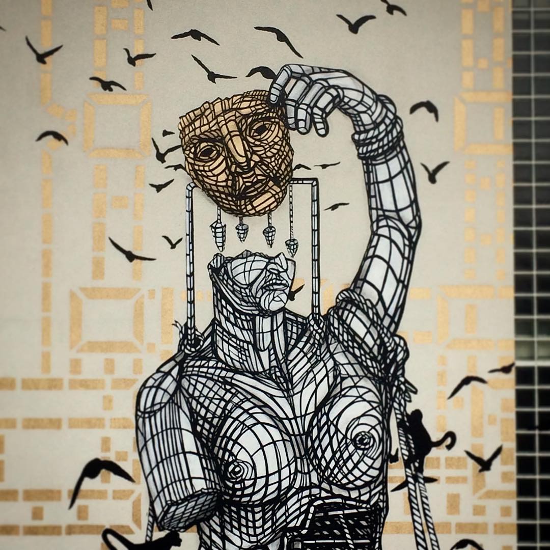 tranh đường phố - elle man 1.1