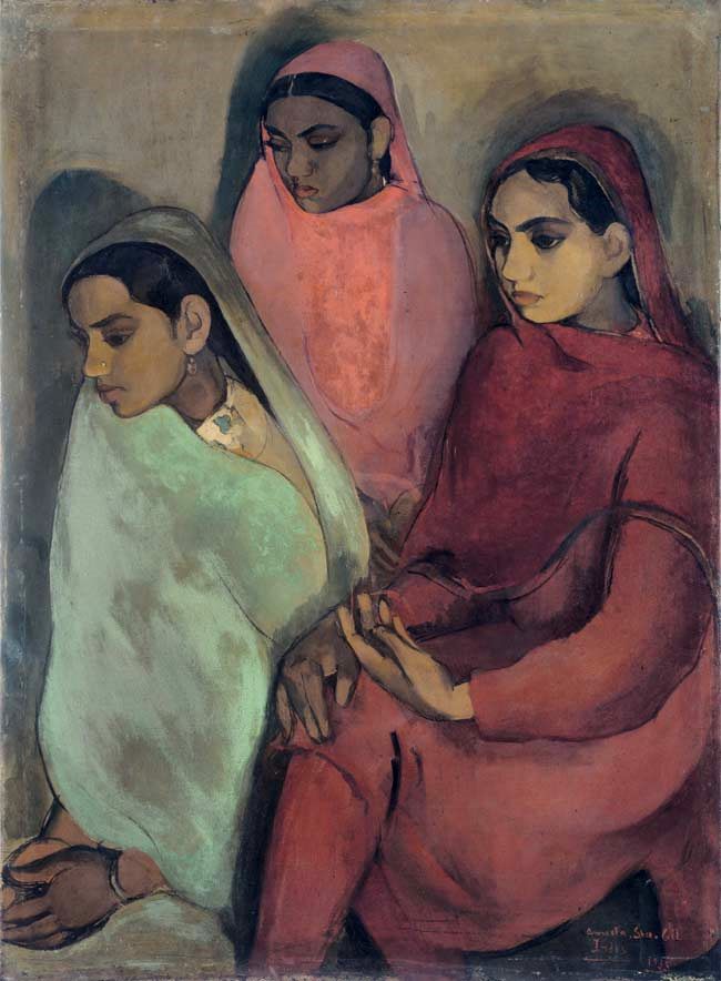hoạ sĩ nổi tiếng 1 - Three Girls 1935 - elleman