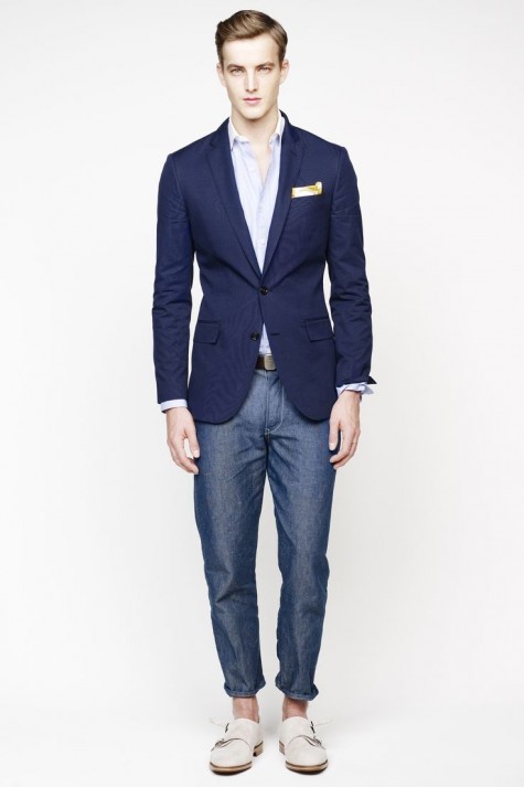 4 cách mặc bộ vest nam xanh navy
