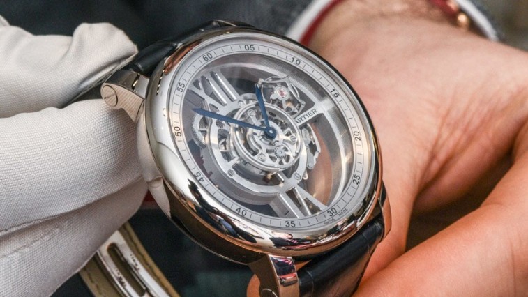 Đồng hồ Cartier nam Astrotourbillon Skeleton