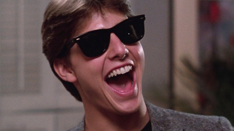 Tom cruise đeo mắt kính rayban wayfarer