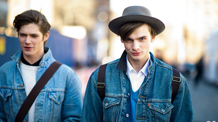 cách phối đồ nam đẹp với denim