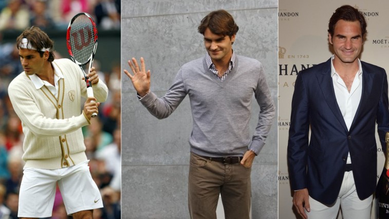 Cách phối đồ nam đẹp như Roger Federer