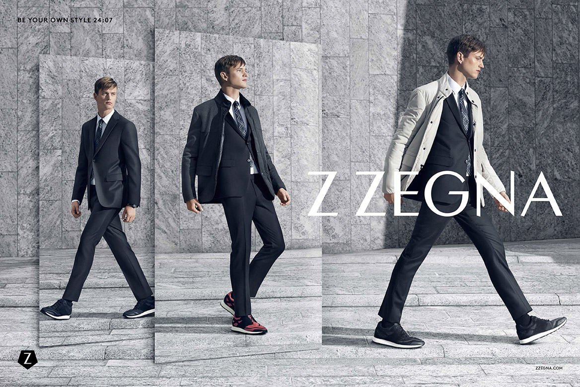chiến dịch quảng cáo thời trang thu đông 2015 của Z Zegna