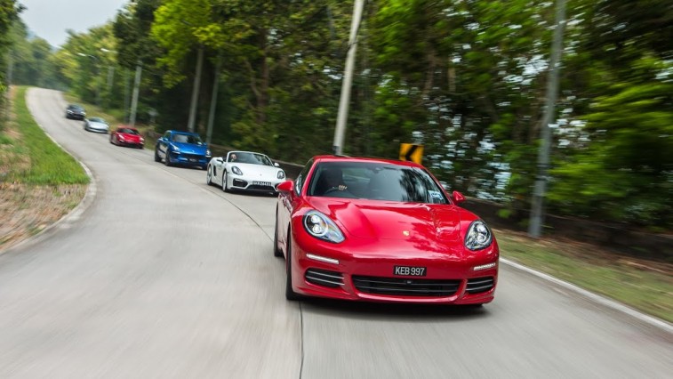 Chuyến hành trình lái thử đầy thú vị của hãng xe Porsche
