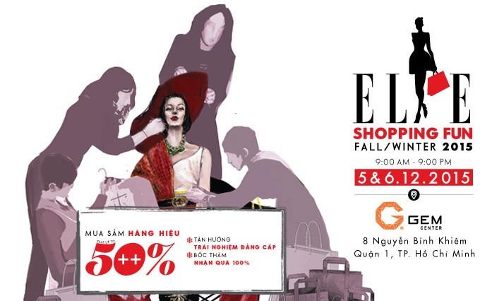 ELLE shopping fun Thu Dong 2015
