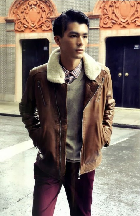Spread Collar Jacket