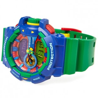 Casio G-Shock GA-400-2A Crazy Colour Watch (Blue & Green)