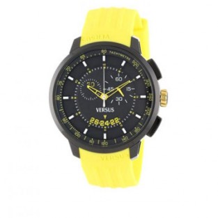 VERSUS Versace MANHATTAN SGV04 Chrono Silicone Yellow Black