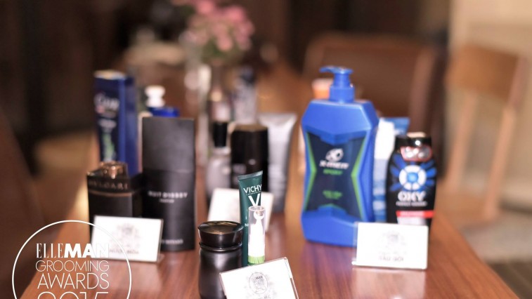 Các sản phẩm tranh giải trong đêm tôn vinh ELLE Man Grooming Awards 2015