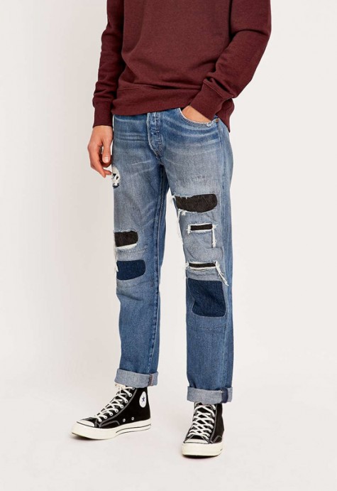 Các xu hướng áo & quần jeans nam hot 2016 - embellished 501 Levi's - elleman