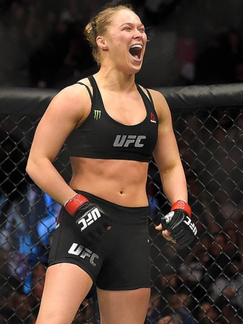 người chiến thắng ảo Ronda Rousey - elleman 1
