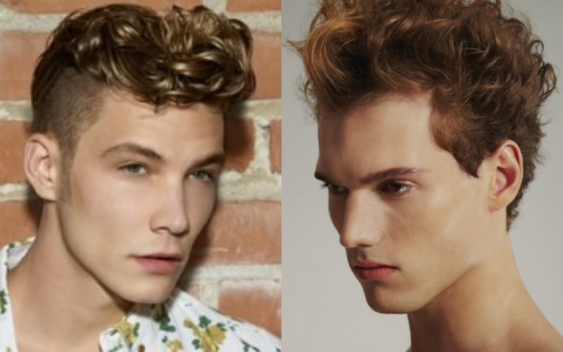 10 kieu toc nam xoan - Curly Side Part 1 - elle man