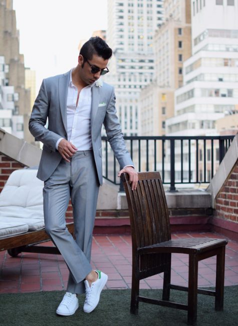 suit nam xam - suit xam & so mi trang casual - elle man