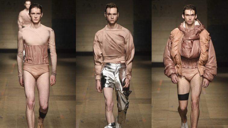 London Fashion Week mở màn bằng thời trang gây sốc cho nam
