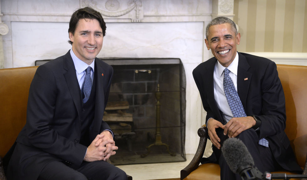 Sự đồng điệu giữa cựu Tổng thống Obama và Thủ tướng Canada gây sốt