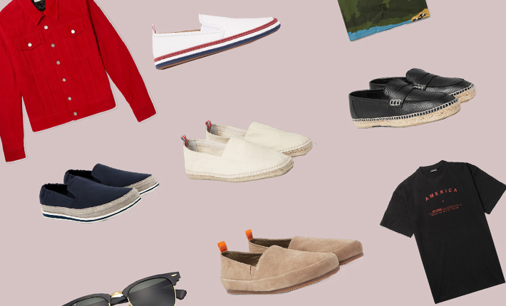 COVER 7 ELLE Man Style Calendar Chuyển mùa cùng giày Espadrilles 2