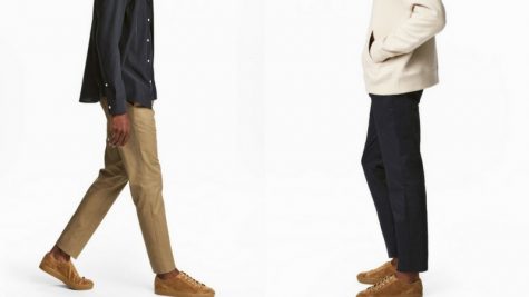 quần dài nam - quần cropped H&M 1.1 - elle man