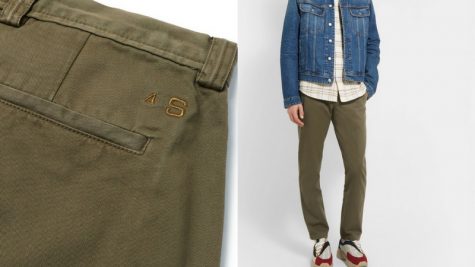 quần dài nam - quần twill chinos acne studio 1.1 - elle man