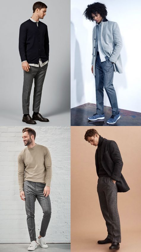 quần dài nam - quần wool - elle man