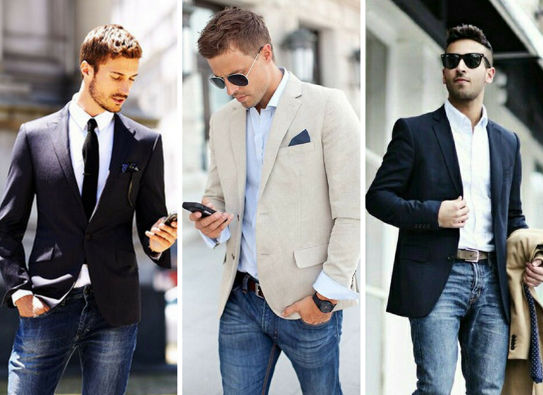 quần jeans nam & sport jacket - elle man
