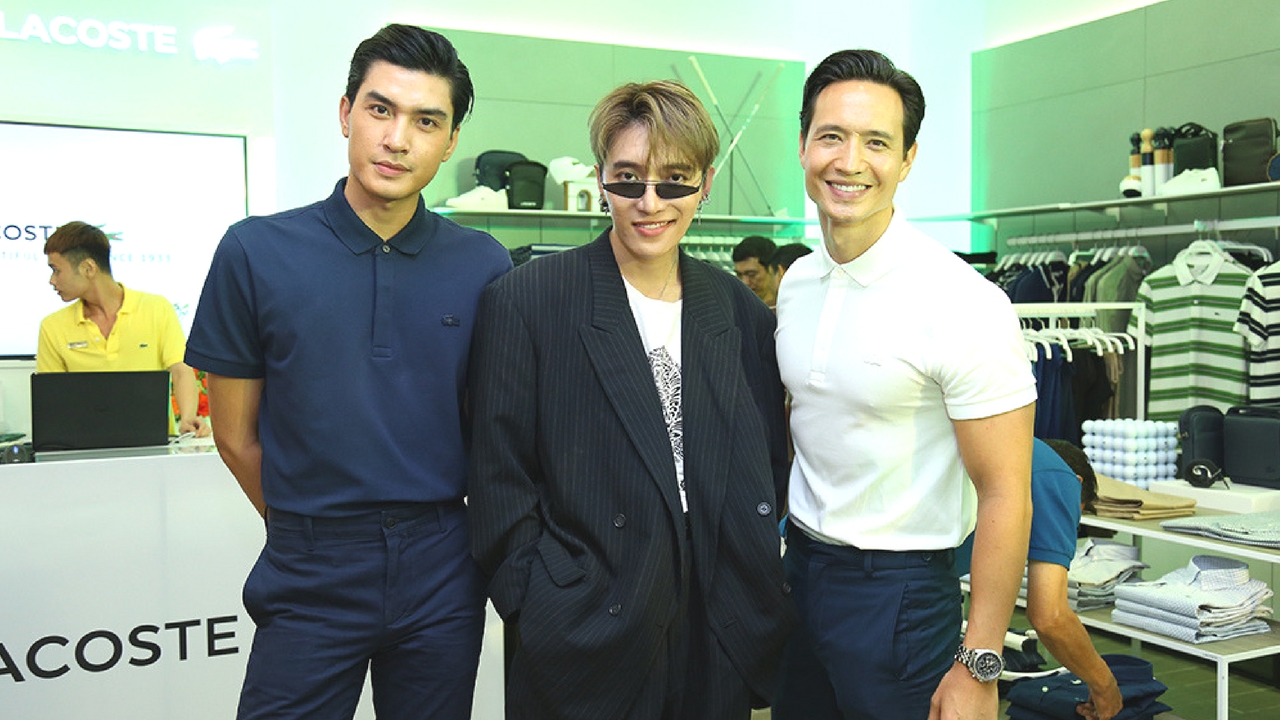 thương hiệu Lacoste - elle man feature