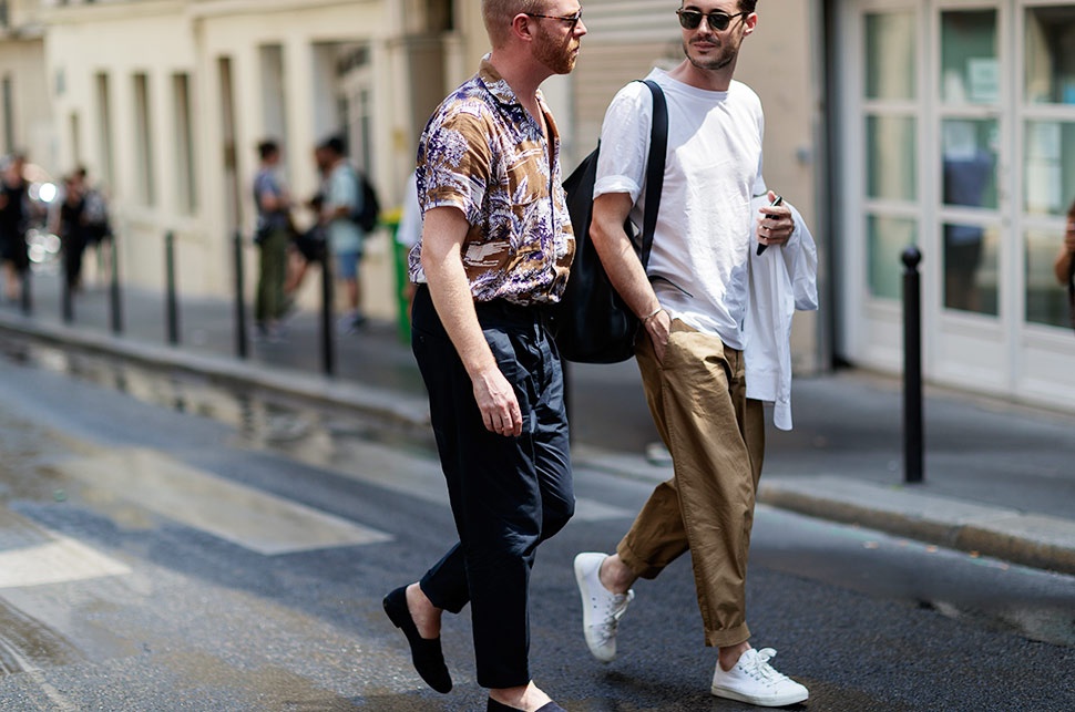 thời trang mua hè source global blue paris fashion week 2018- elle man feature