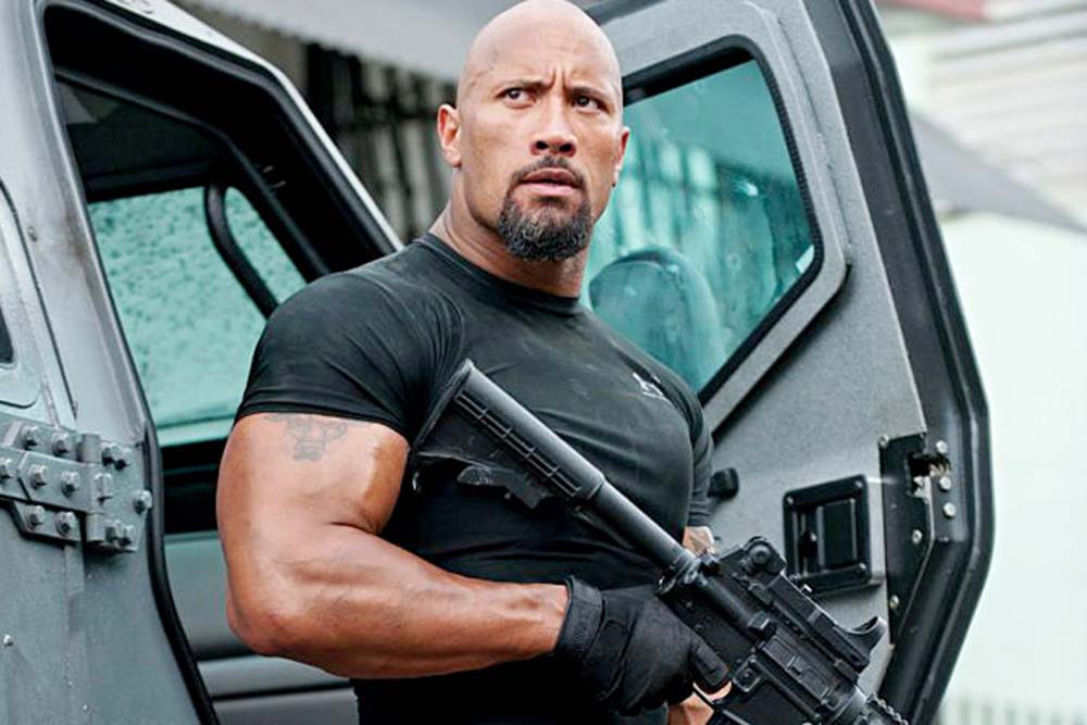 Dwayne Johnson fearture - elle man