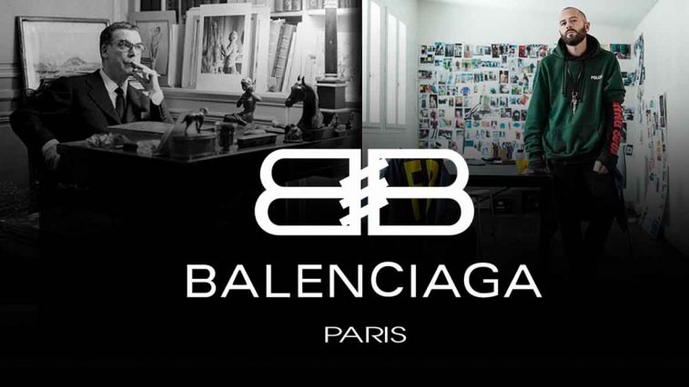 logo thuong hieu balenciaga - elle man feature