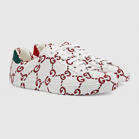 giay the thao tet 2019 - gucci ace sneaker monogram - elle man 4