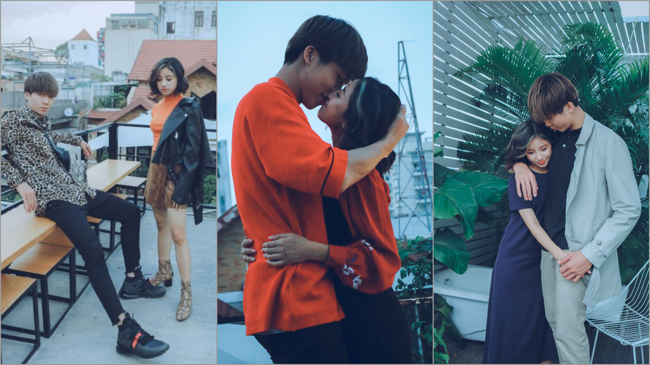 phoi do doi valentine SOHO & Trinh Thao - elle man feature