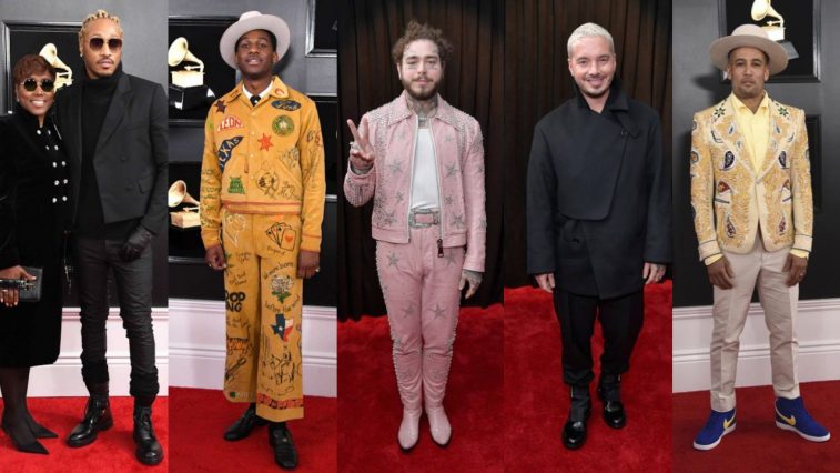 thoi trang tham do le trao giai grammy 2019 - elle man feature
