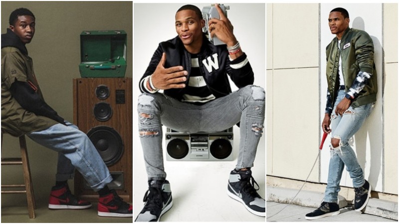 cách phối quần jeans với giày jordan