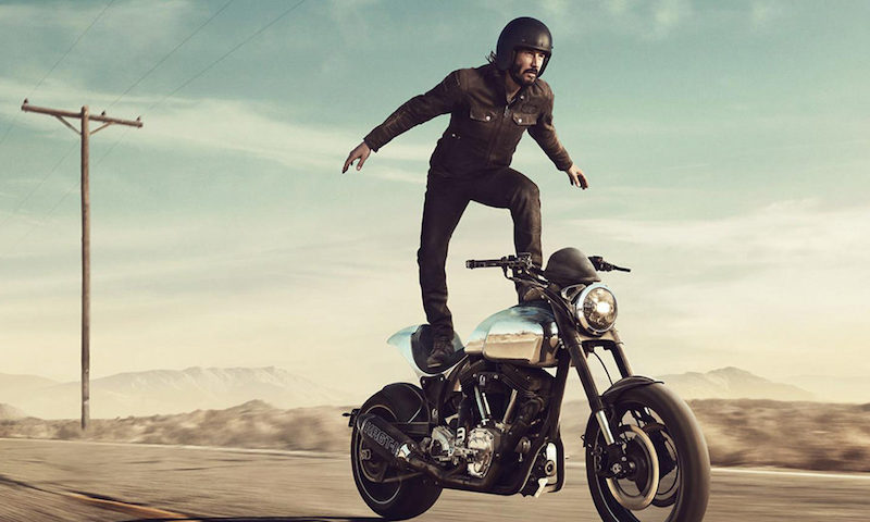 diễn viên Keanu Reeves và bộ siêu tập siêu xe feature