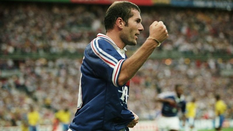 cầu thủ zinedine zidane france 1998