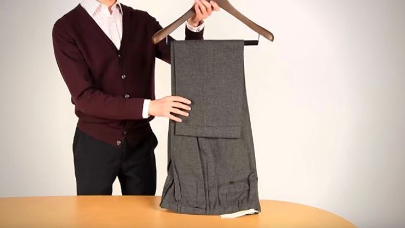 cách gấp quần áo