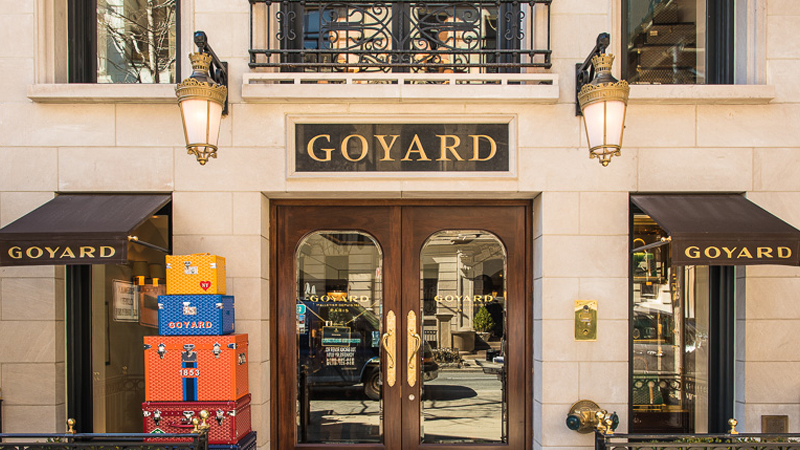 logo thương hiệu goyard feature