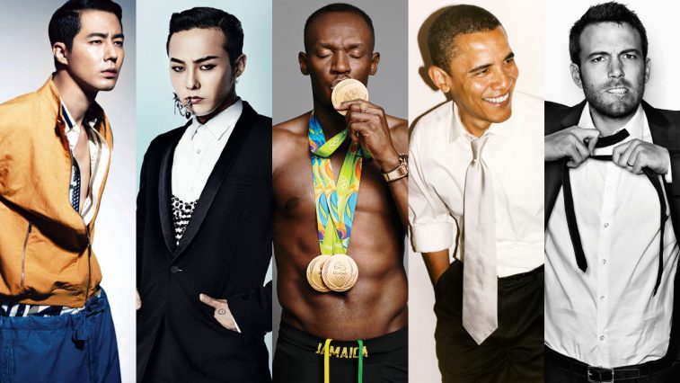 sao nam cung Sư Tử Jo In-sung - G-Dragon - Usain Bolt - Barack Obama - Ben Affleck