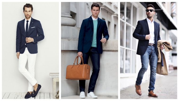 cach phoi do quan jeans - ao blazer - elle man feature 1