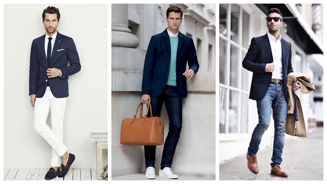cach phoi do quan jeans - ao blazer - elle man feature 1