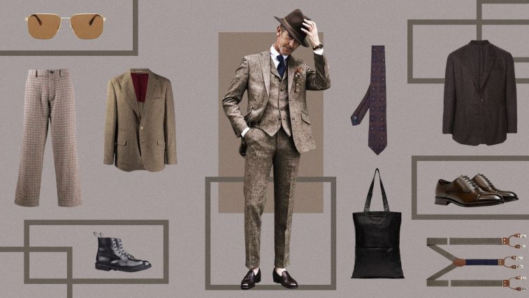 chất liệu vải tweed dành cho nam giới