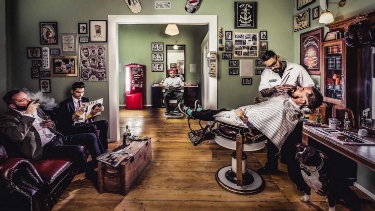mui nuoc hoa nam tinh barbershop - elle man feature 1