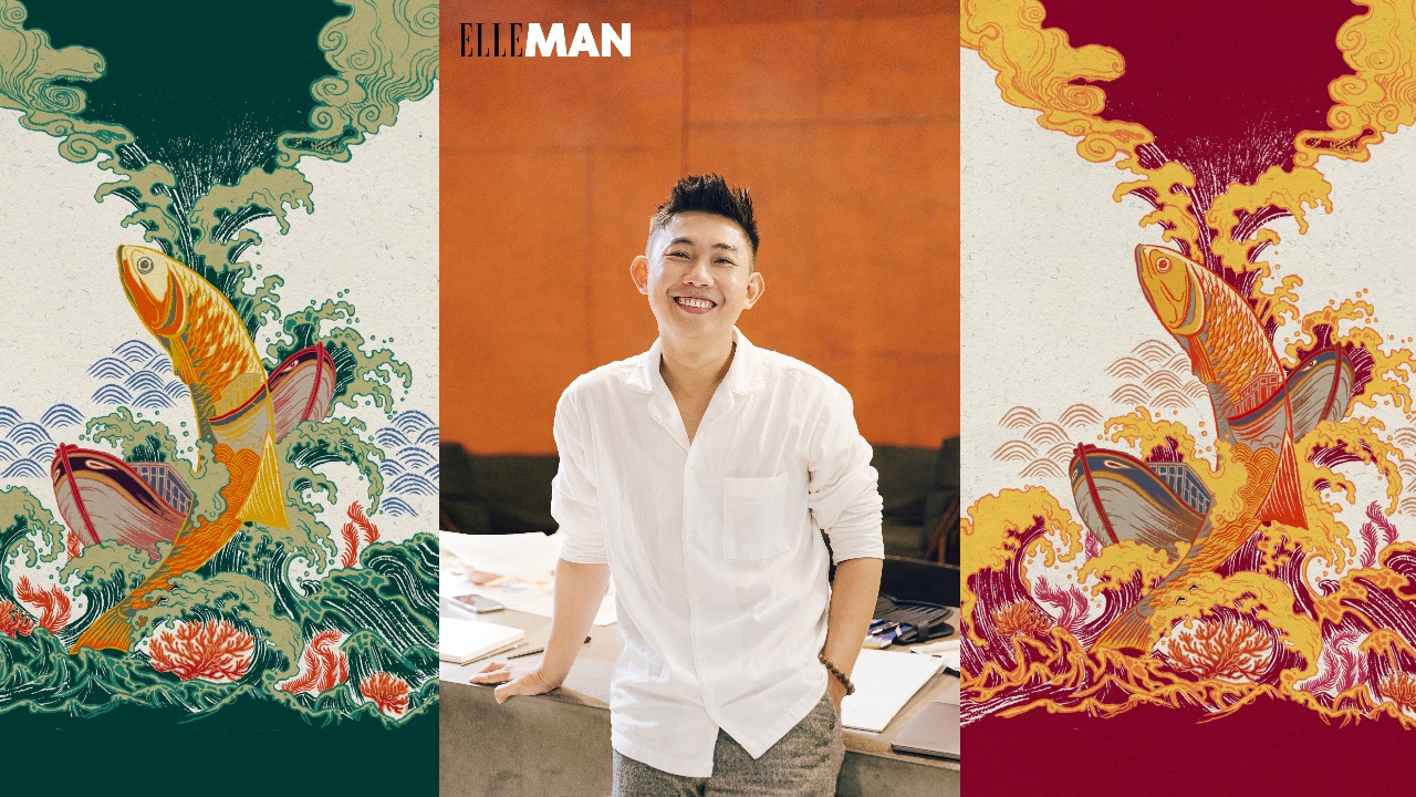 nghe si tran cong trong - elle man feature 1