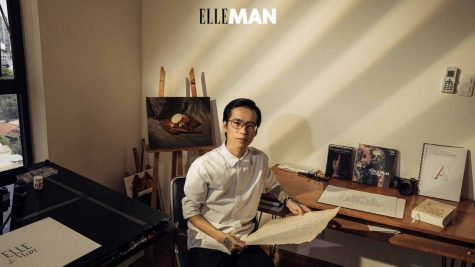nghe si calligarphy Tri Shiba - elle man feature 1