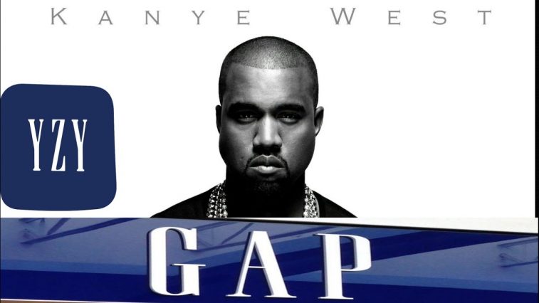 kanye west collab với gap - elle man feature