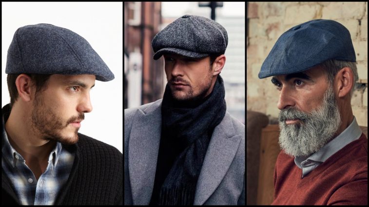 cach phoi do mu flat cap - elle man feature image