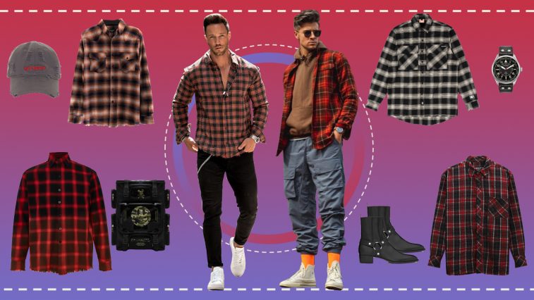 phối đồ với áo sơ mi flannel - featured image