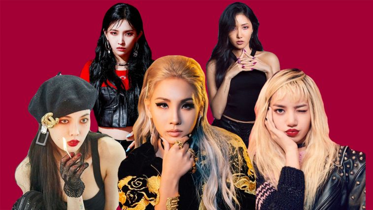 ảnh bìa nữ rapper nổi loạn showbiz hàn